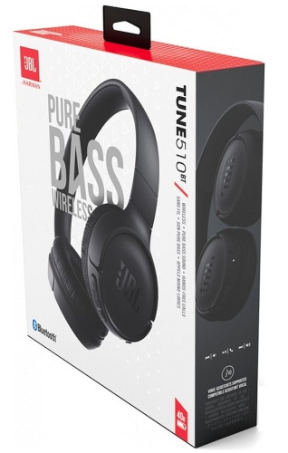 Беспроводные наушники JBL T510BT, белые фото 7