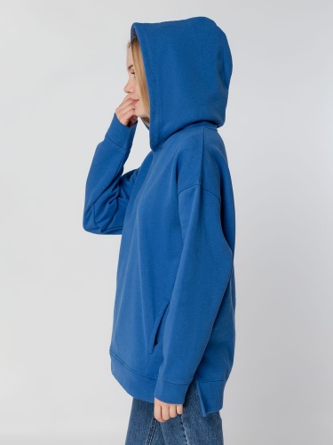 Худи оверсайз унисекс Tolla, синее (джинс) фото 10 Худи оверсайз унисекс Tolla, синее (джинс) фото 10