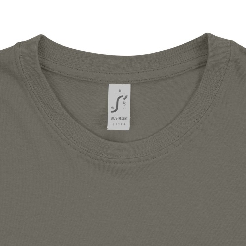 Футболка унисекс Regent 150, серая (стальная) фото 4