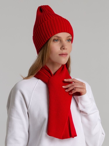 Шапка Yong, красная (алая) фото 6 Шапка Yong, красная (алая) фото 6