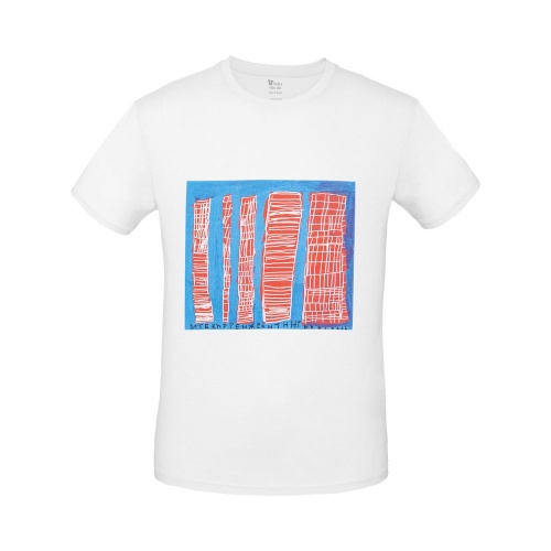 Футболка детская «Небоскребы», белая Футболка детская «Небоскребы», белая