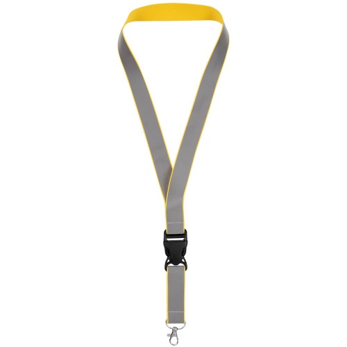 Лента светоотражающая Interlevel, желтая с серым Лента светоотражающая Interlevel, желтая с серым