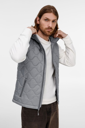 Жилет унисекс Tarnaby, светло-серый фото 3 Жилет унисекс Tarnaby, светло-серый фото 3