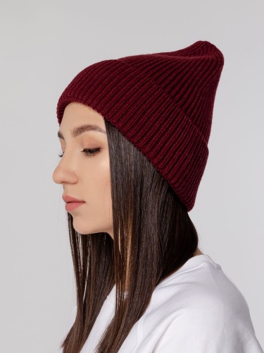 Шапка Tommi, бордовая фото 6