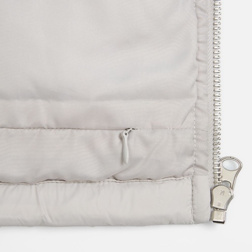 Куртка унисекс Warmbridge, светло-серая фото 3 Куртка унисекс Warmbridge, светло-серая фото 3