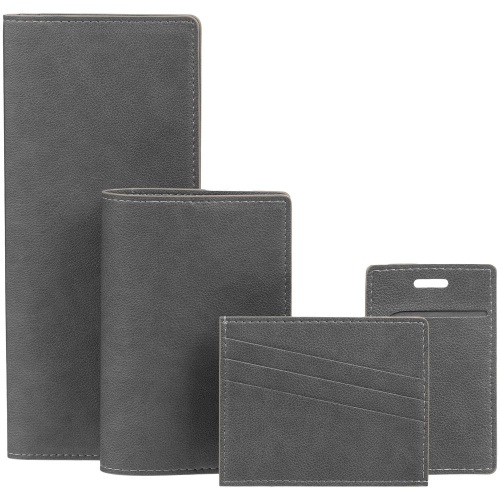 Чехол для пропуска Petrus, серый фото 6