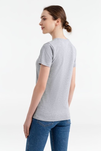 Футболка женская T-bolka Stretch Light Lady, серый меланж фото 5