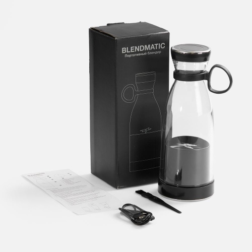 Портативный блендер BlendMatic, черный фото 8 Портативный блендер BlendMatic, черный фото 8