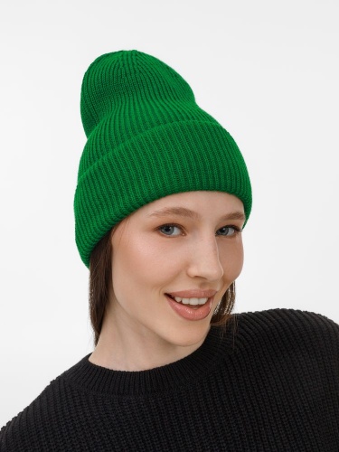 Шапка Nobilis Mono, ярко-зеленая фото 3 Шапка Nobilis Mono, ярко-зеленая фото 3