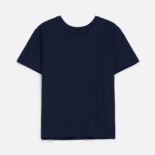 Футболка унисекс Senti, темно-синяя фото 2