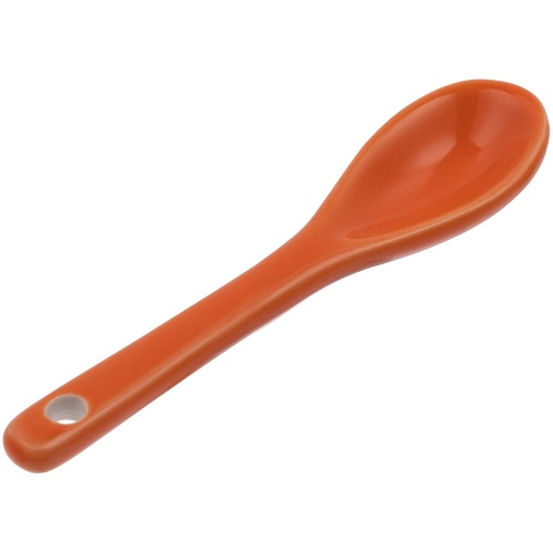 Кофейная кружка Pairy с ложкой, белая с оранжевой фото 6 Кофейная кружка Pairy с ложкой, белая с оранжевой фото 6