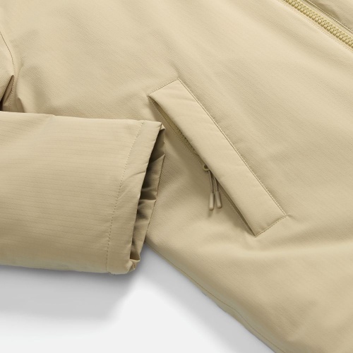 Куртка-парка унисекс Sfera, бежевая фото 3 Куртка-парка унисекс Sfera, бежевая фото 3