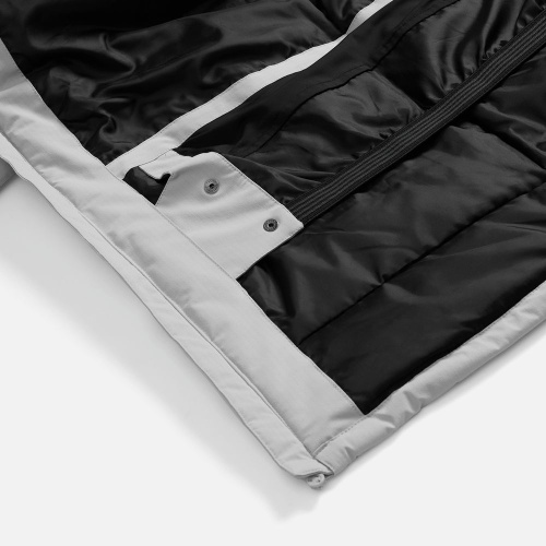 Куртка-парка унисекс Sfera, светло-серая фото 5 Куртка-парка унисекс Sfera, светло-серая фото 5