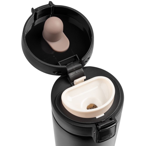 Термостакан с ситечком No Leak Infuser, черный фото 4 Термостакан с ситечком No Leak Infuser, черный фото 4