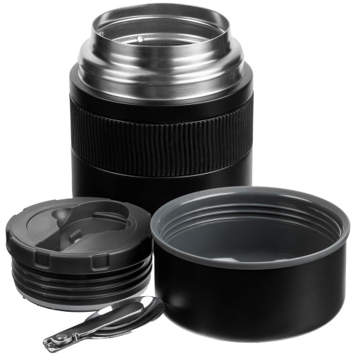 Термос для еды Takk Pappa, черный фото 4