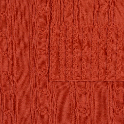 Плед Remitti, оранжевый (морковь) фото 2 Плед Remitti, оранжевый (морковь) фото 2