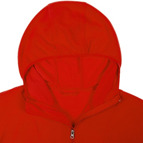 Анорак флисовый унисекс Fliska, красный фото 2