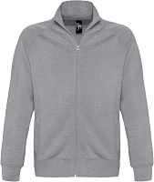 Толстовка мужская на молнии Sundae 280 серый меланж