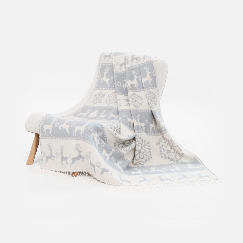 Плед «Скандинавия», серый фото 4