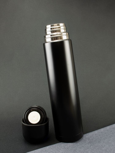 Термос Ammo 1000, черный фото 9