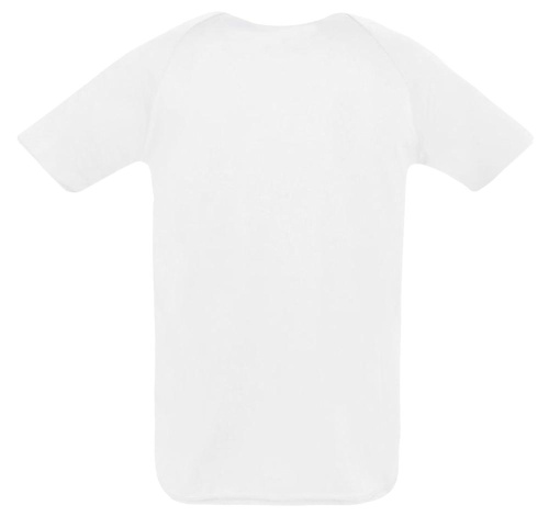 Футболка унисекс Sporty 140, белая фото 3 Футболка унисекс Sporty 140, белая фото 3