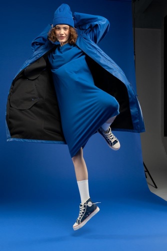 Платье D2, синее фото 2