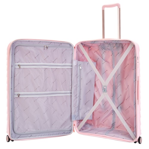 Чемодан Victoria L, розовый фото 3 Чемодан Victoria L, розовый фото 3