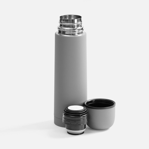 Термос Skydive ver. 2, серый фото 2