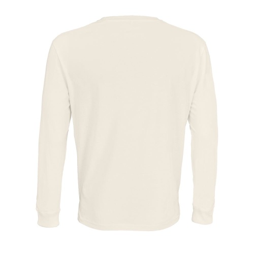 Футболка унисекс с длинным рукавом Pioneer LSL, молочная фото 4 Футболка унисекс с длинным рукавом Pioneer LSL, молочная фото 4