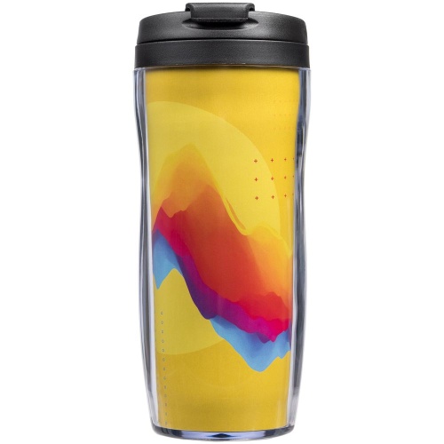 Термостакан Poster, с черной крышкой фото 3