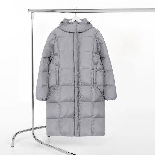 Пуховик унисекс Kapsula, серый Пуховик унисекс Kapsula, серый