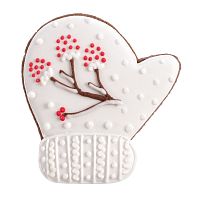 Печенье «Варежка», белое