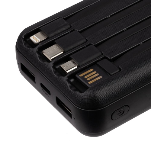 Внешний аккумулятор Omni XL 20000 мАч, черный фото 6 Внешний аккумулятор Omni XL 20000 мАч, черный фото 6