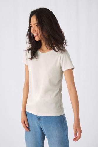 Футболка женская E150 Inspire (Organic), коричневая (мокко) фото 5