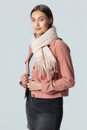 Шарф Bristol, светло-бежевый фото 7