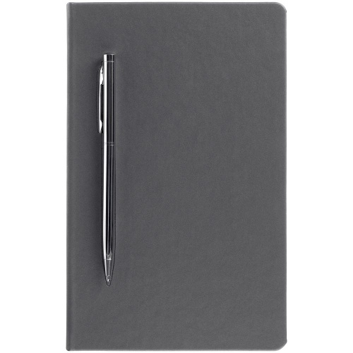 Ежедневник Magnet Shall, недатированный, серый фото 4 Ежедневник Magnet Shall, недатированный, серый фото 4