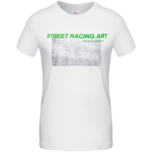 Футболка Street Racing Art, белая фото 3 Футболка Street Racing Art, белая фото 3