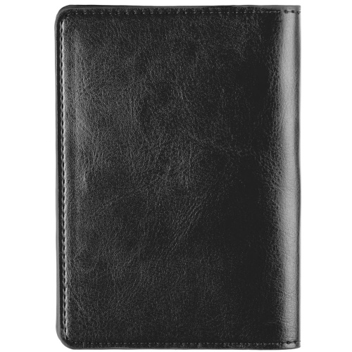 Обложка для паспорта Nebraska, черная фото 3