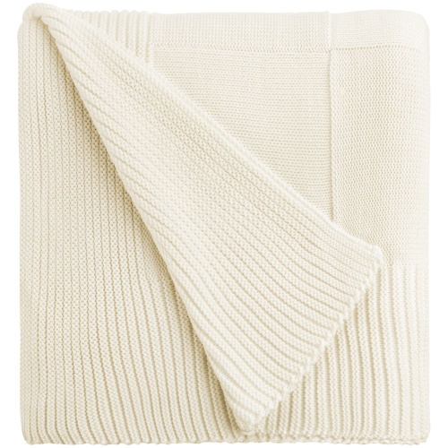 Плед Chess Queen, ver.2, молочно-белый Плед Chess Queen, ver.2, молочно-белый