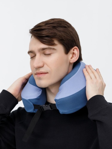 Дорожная подушка Piligrim, голубая фото 6 Дорожная подушка Piligrim, голубая фото 6