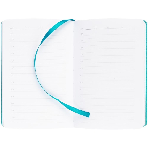Ежедневник Base Mini, недатированный, бирюзовый фото 6