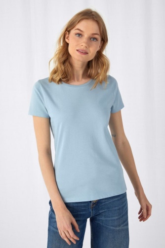 Футболка женская E150 Inspire (Organic), серо-голубая фото 6