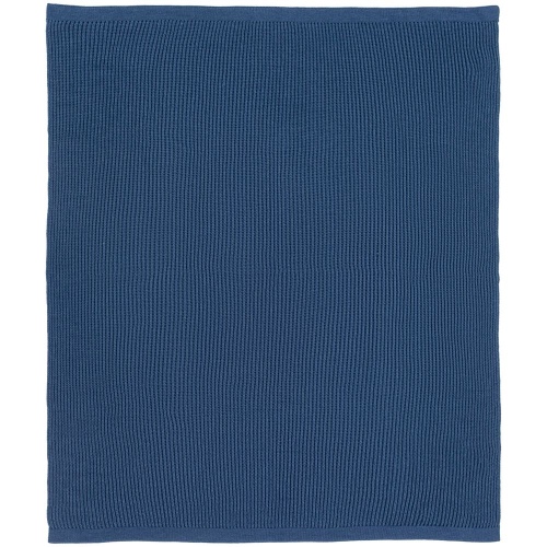 Плед Shirr, синий (деним) фото 5