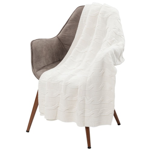 Плед Stille, молочно-белый фото 3