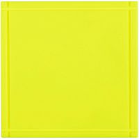 Лейбл из ПВХ Dzeta, L, желтый неон