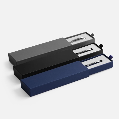 Ручка шариковая Ringa в футляре, синяя фото 3 Ручка шариковая Ringa в футляре, синяя фото 3