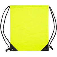 Рюкзак-мешок Manifest Color из светоотражающей ткани, желтый неон, уценка