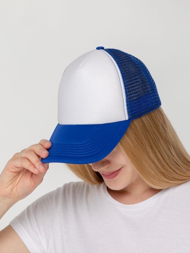 Бейсболка Sunbreaker, ярко-синяя с белым фото 10 Бейсболка Sunbreaker, ярко-синяя с белым фото 10