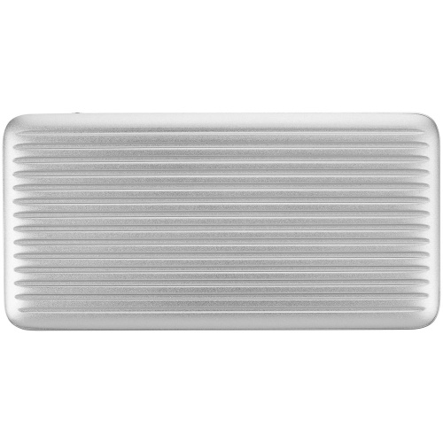 Металлический аккумулятор Hard Ridge, 10000 мАч, серебристый фото 6