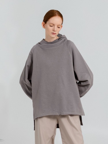 Худи унисекс Vozduh 1.0, серое Худи унисекс Vozduh 1.0, серое